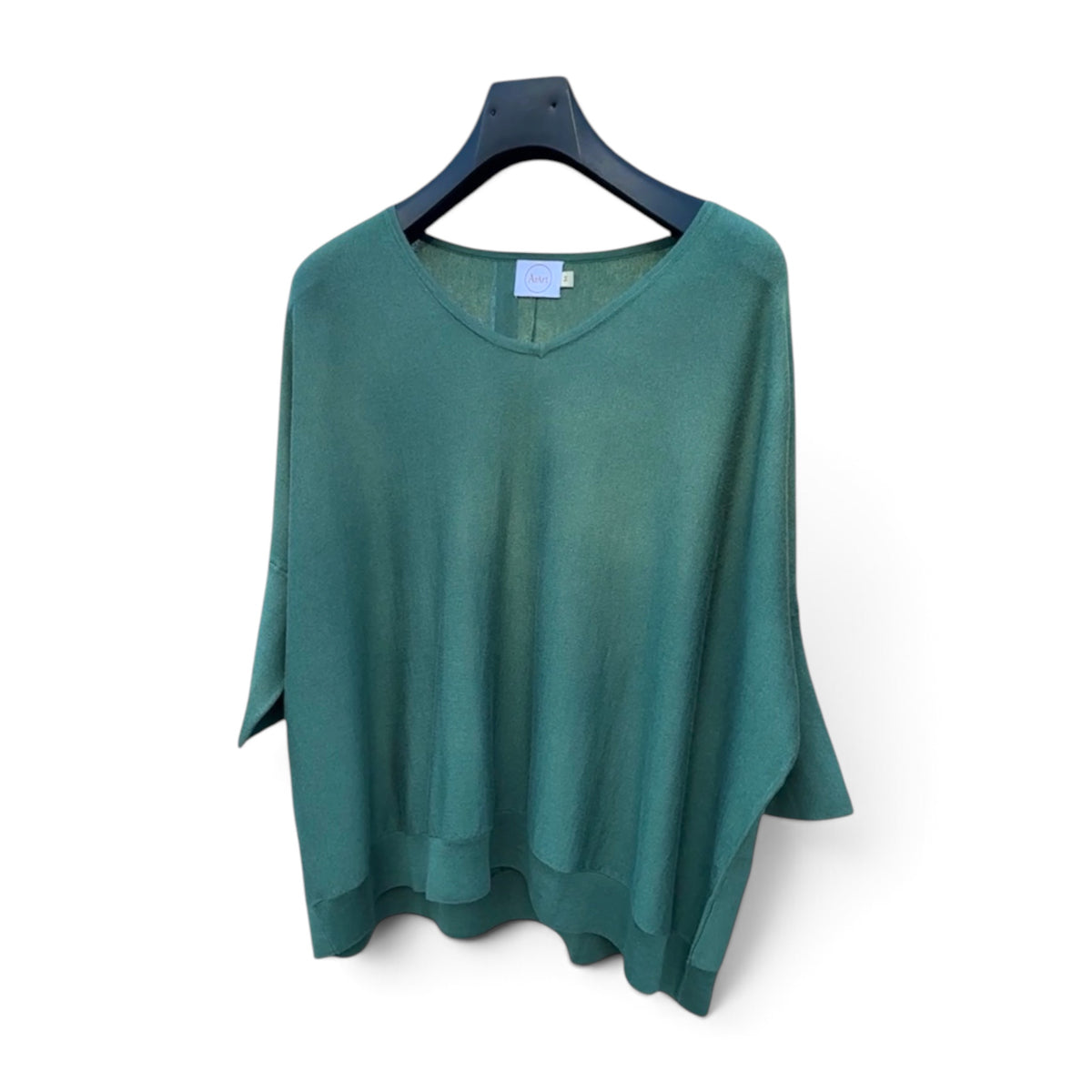 Silk/Wool V Neck Blouse
