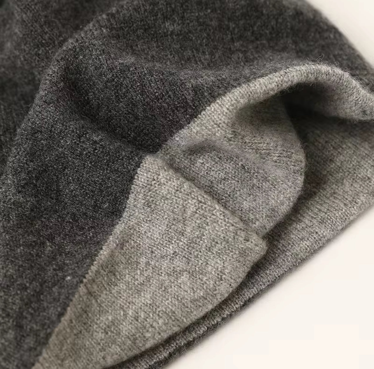 Cashmere Reversable Luxury Beanie