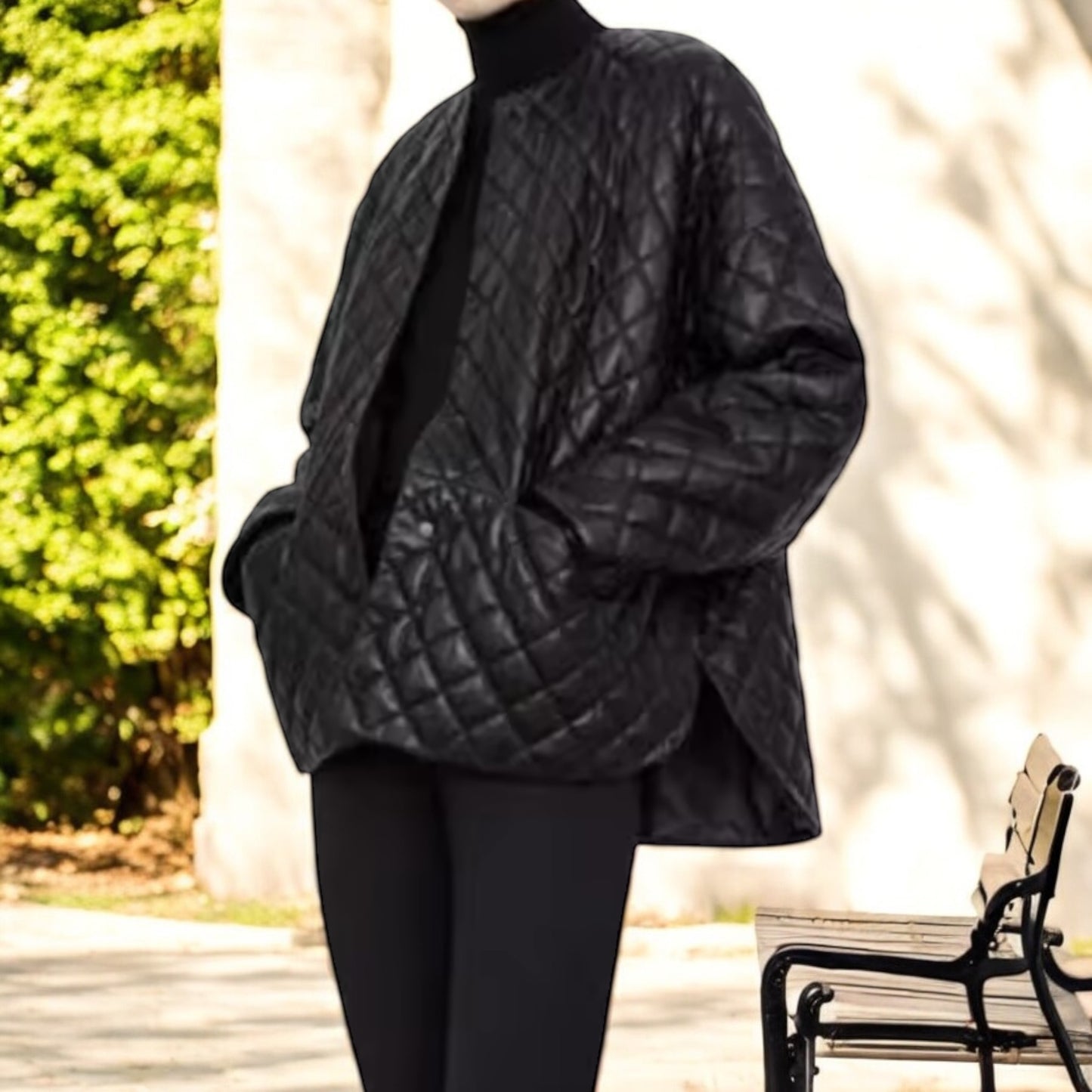 Quilted Leather Jacket
