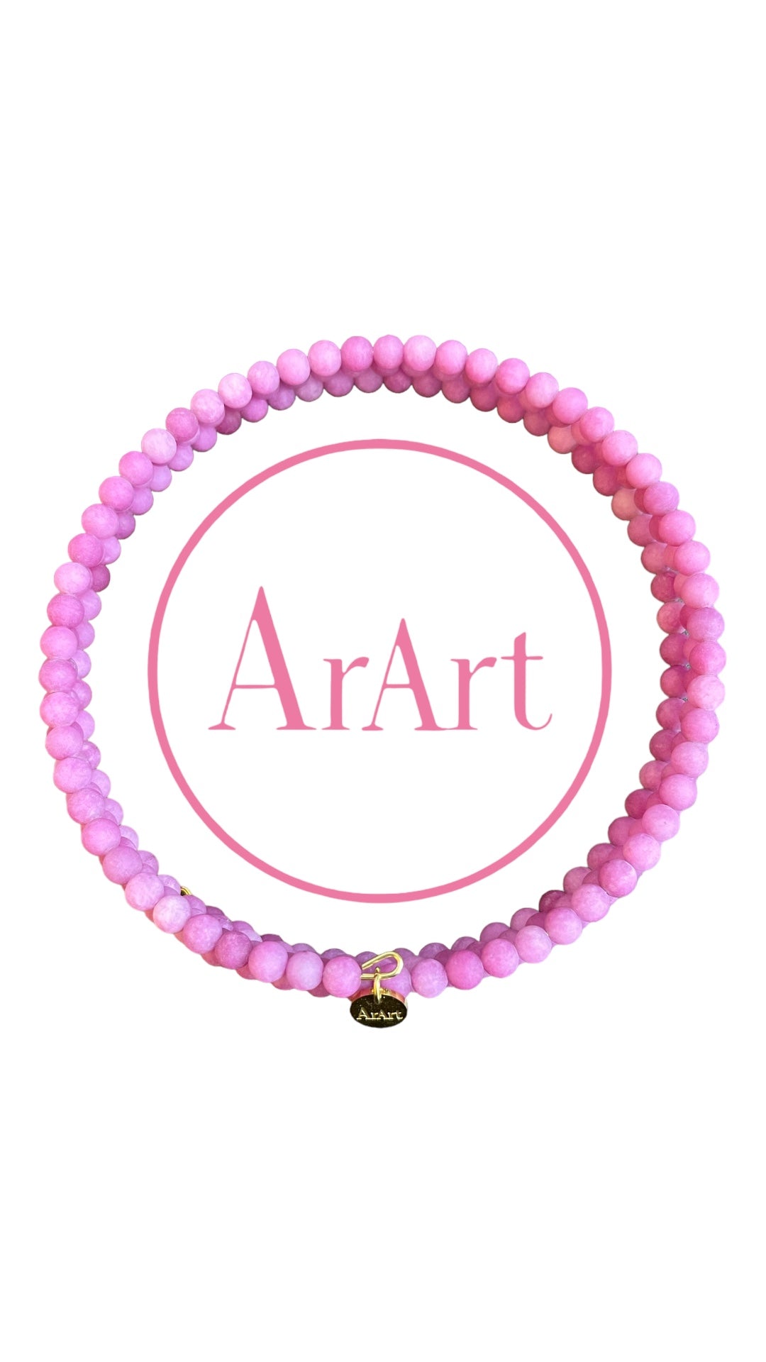Light Pink Jade Necklace
