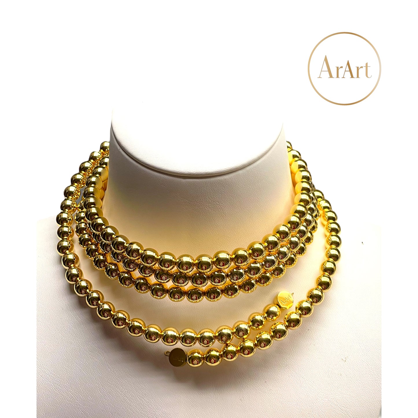 Gold Bead Necklace