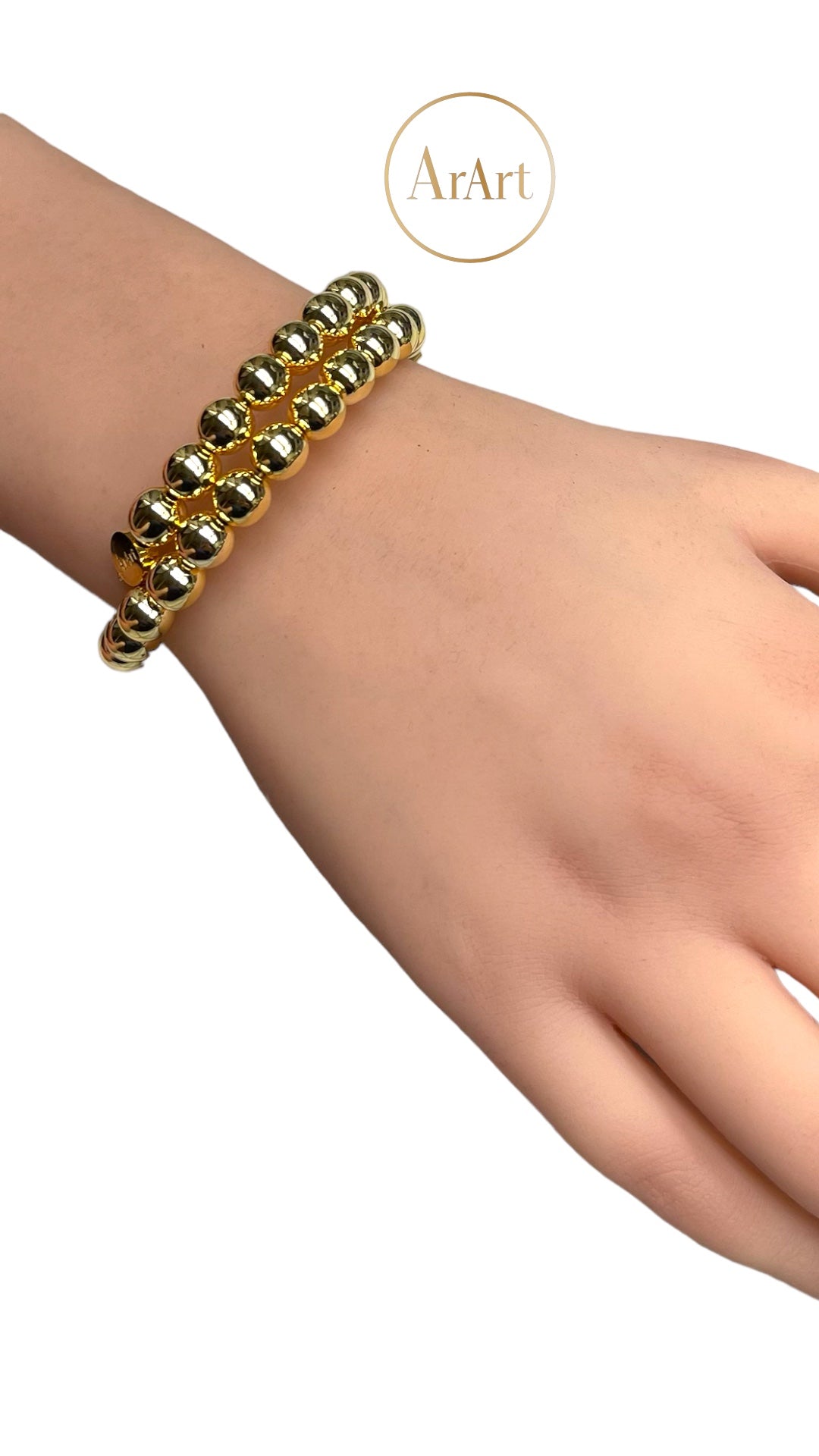 Gold Bead Bracelet