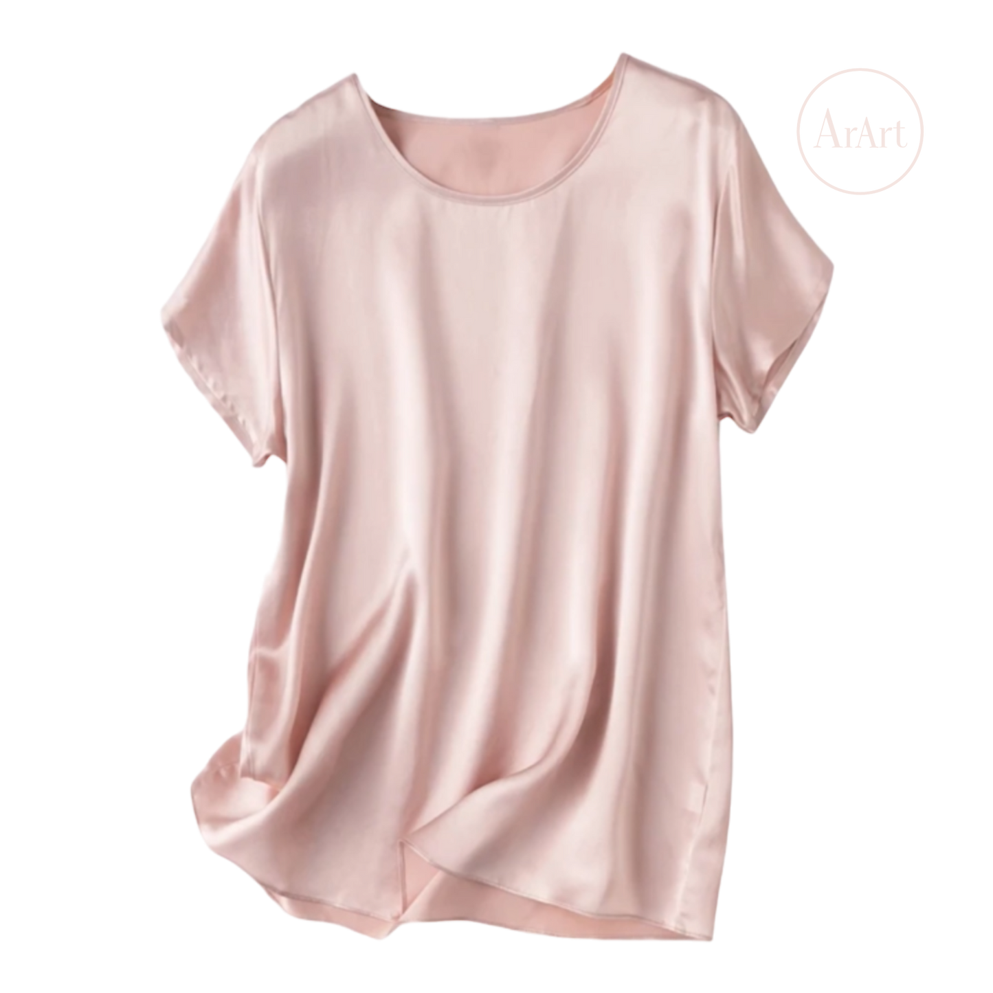 Silk Short Sleeve T-Shirt