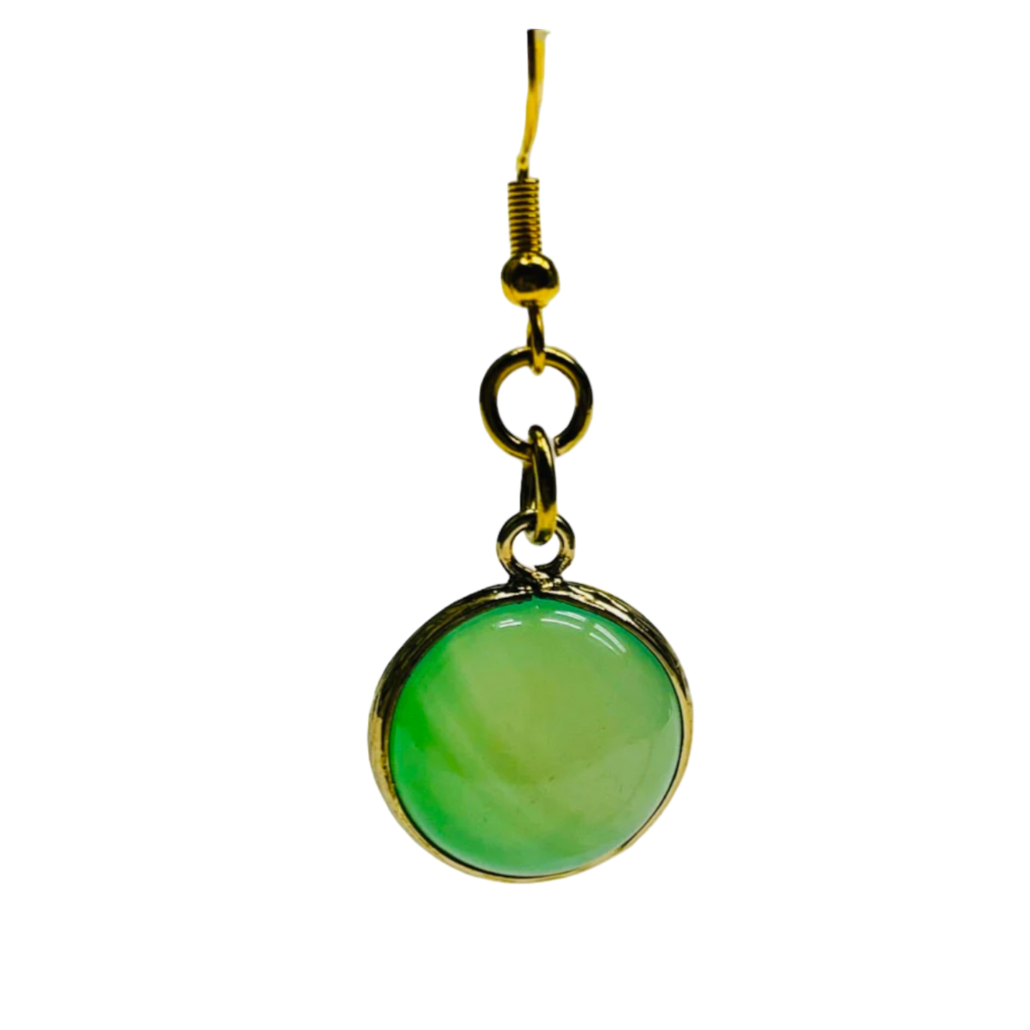 Green Jade Earrings