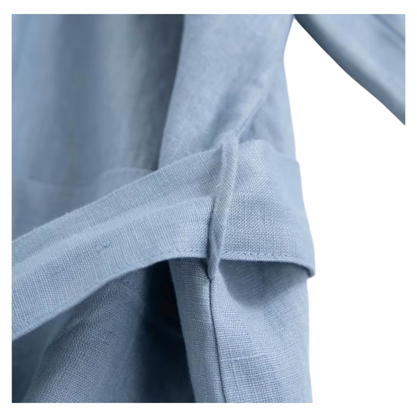 Linen Hoodie Coat