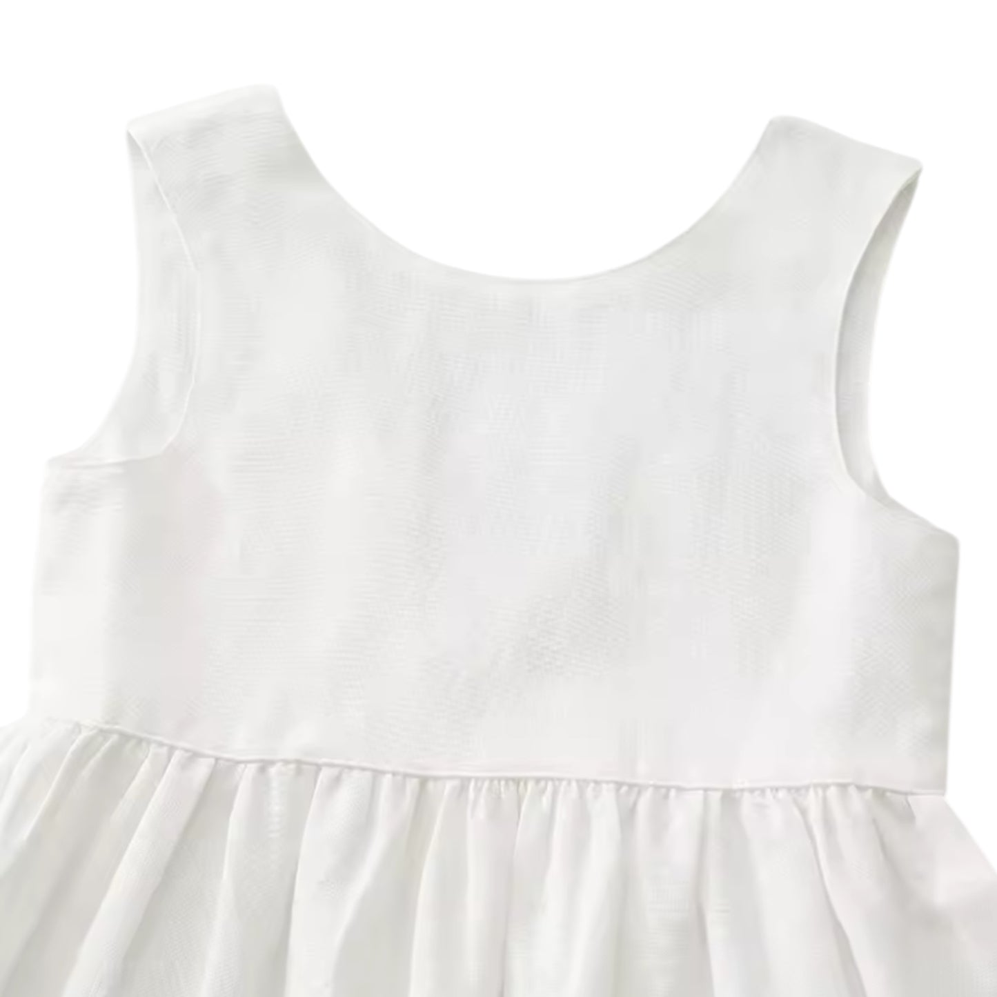 Linen V-Back Dress