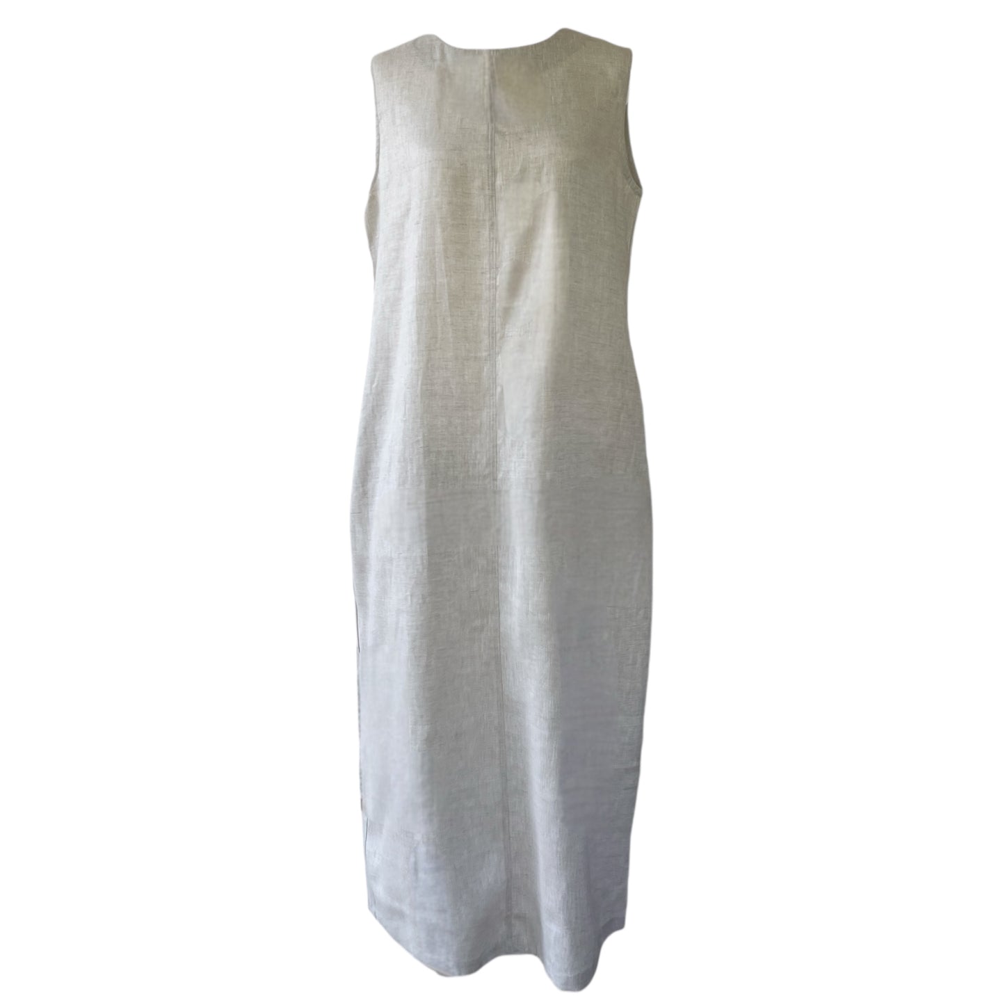 Linen Dress With Side Pockets