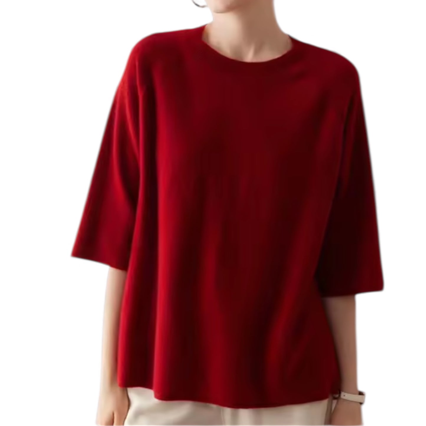 Cashmere Round Neck Top
