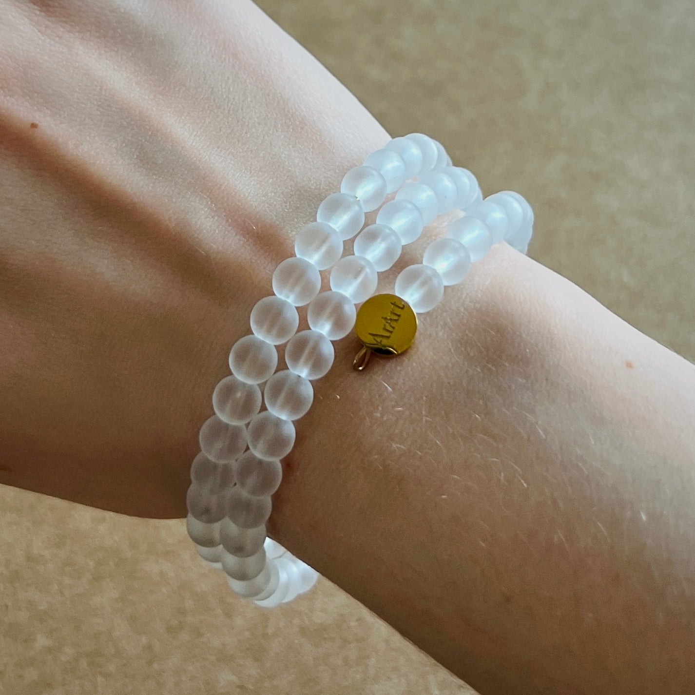 Frosted Quartz Bracelet