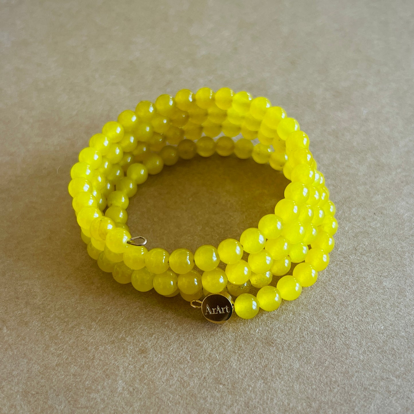 Yellow Agate Bracelet