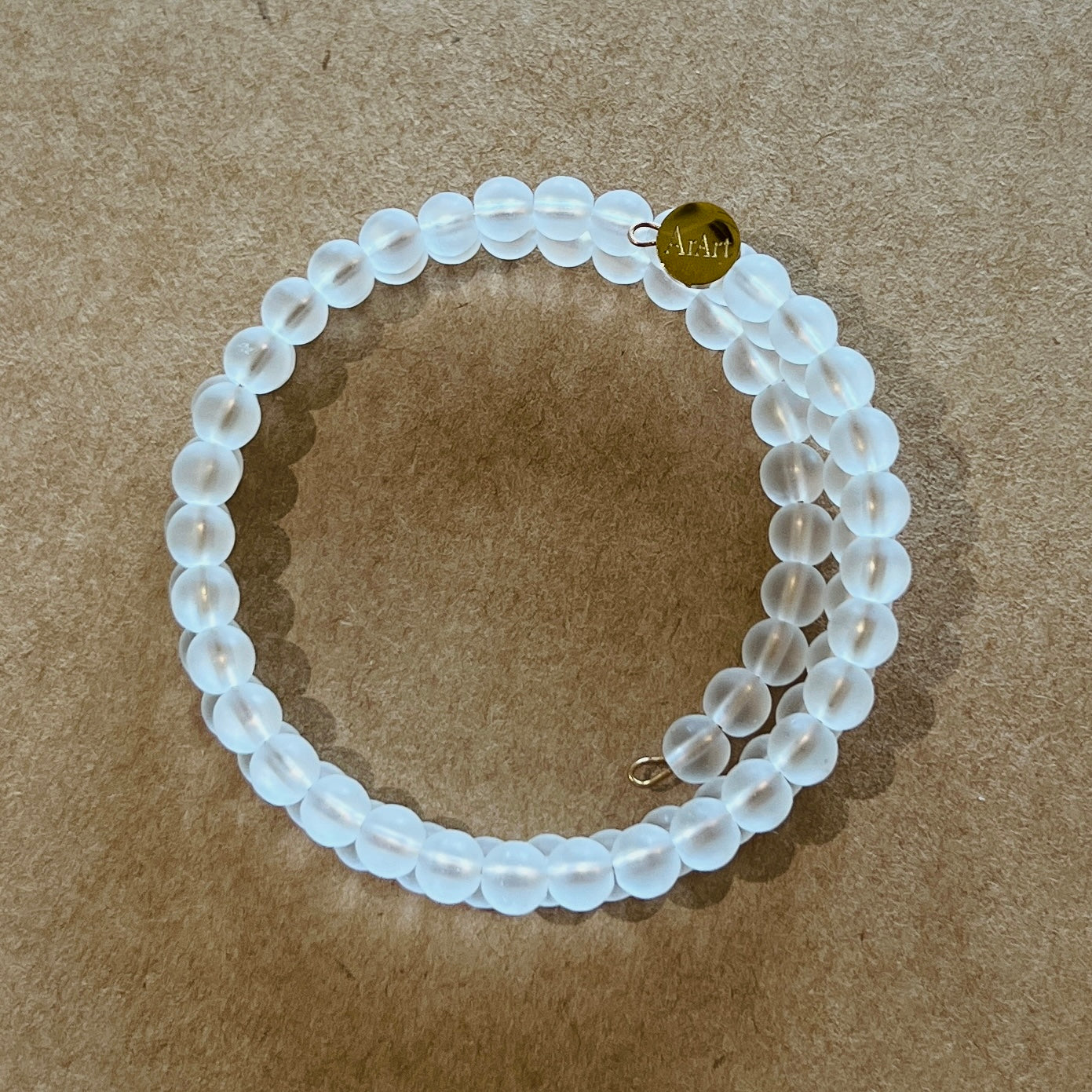 Frosted Quartz Bracelet