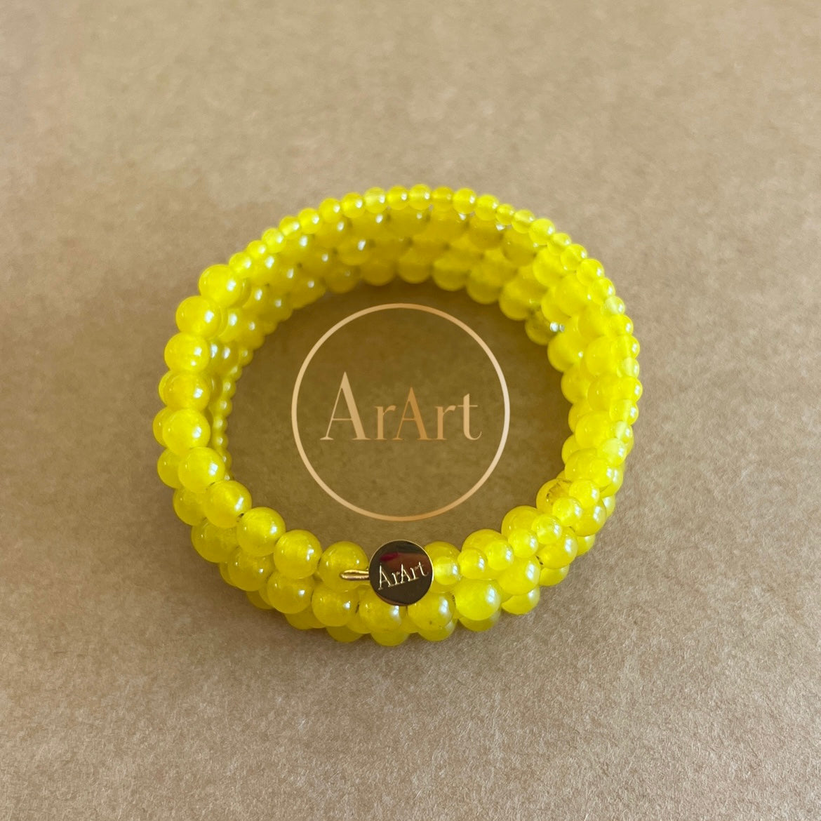 Yellow Agate Bracelet