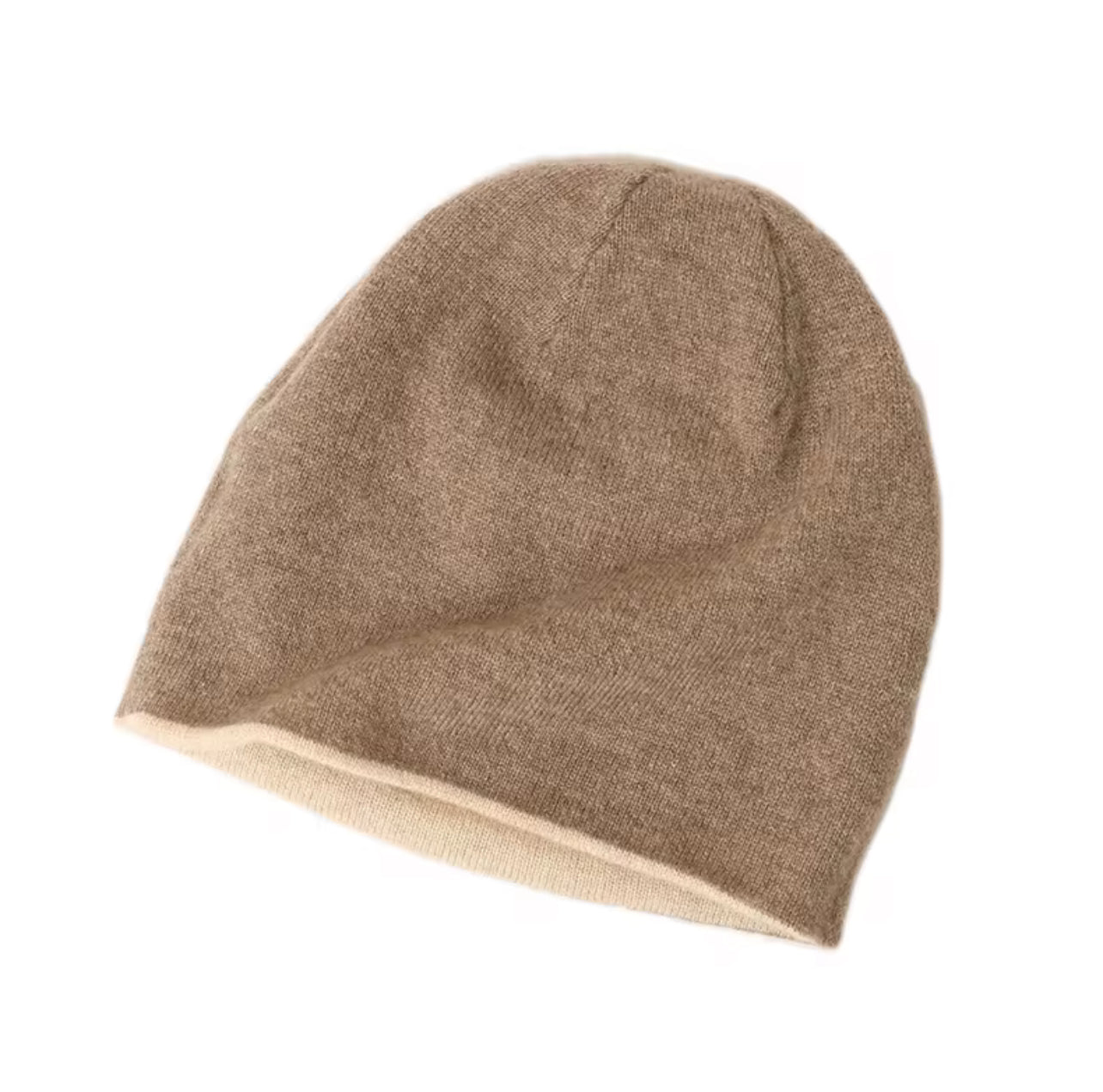 Cashmere Reversable Luxury Beanie