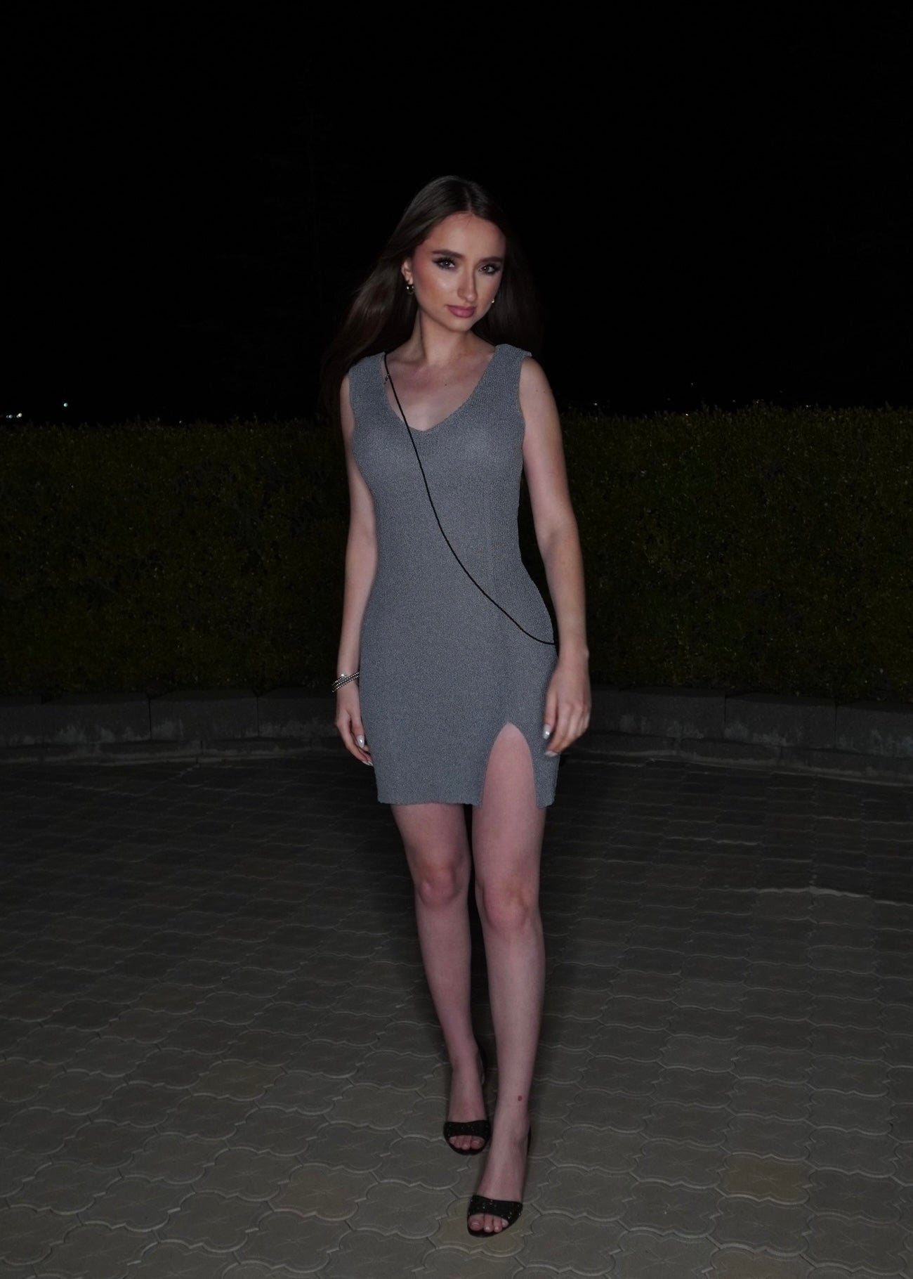 Mini Dress in Gray