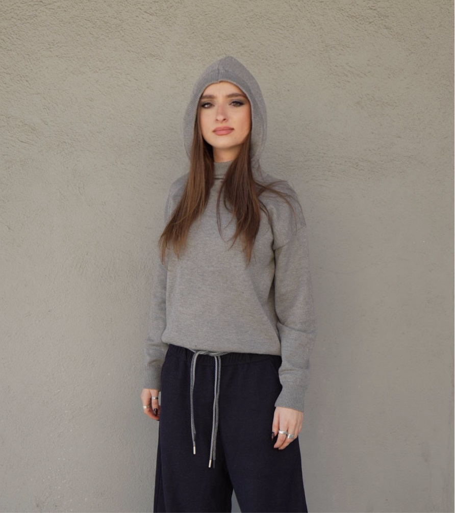 Essential Knit Hoodie