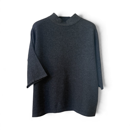 High Neck Cashmere Blouse