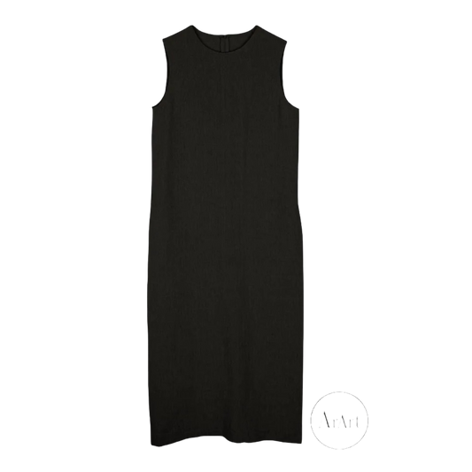 Linen Dress With Side Pockets