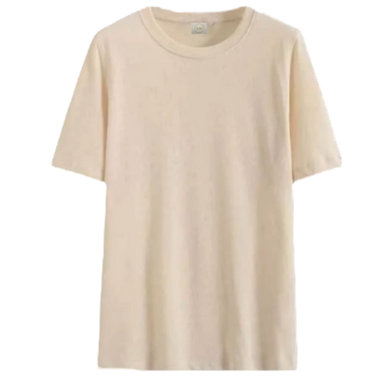 Linen Crew Neck T-Shirt