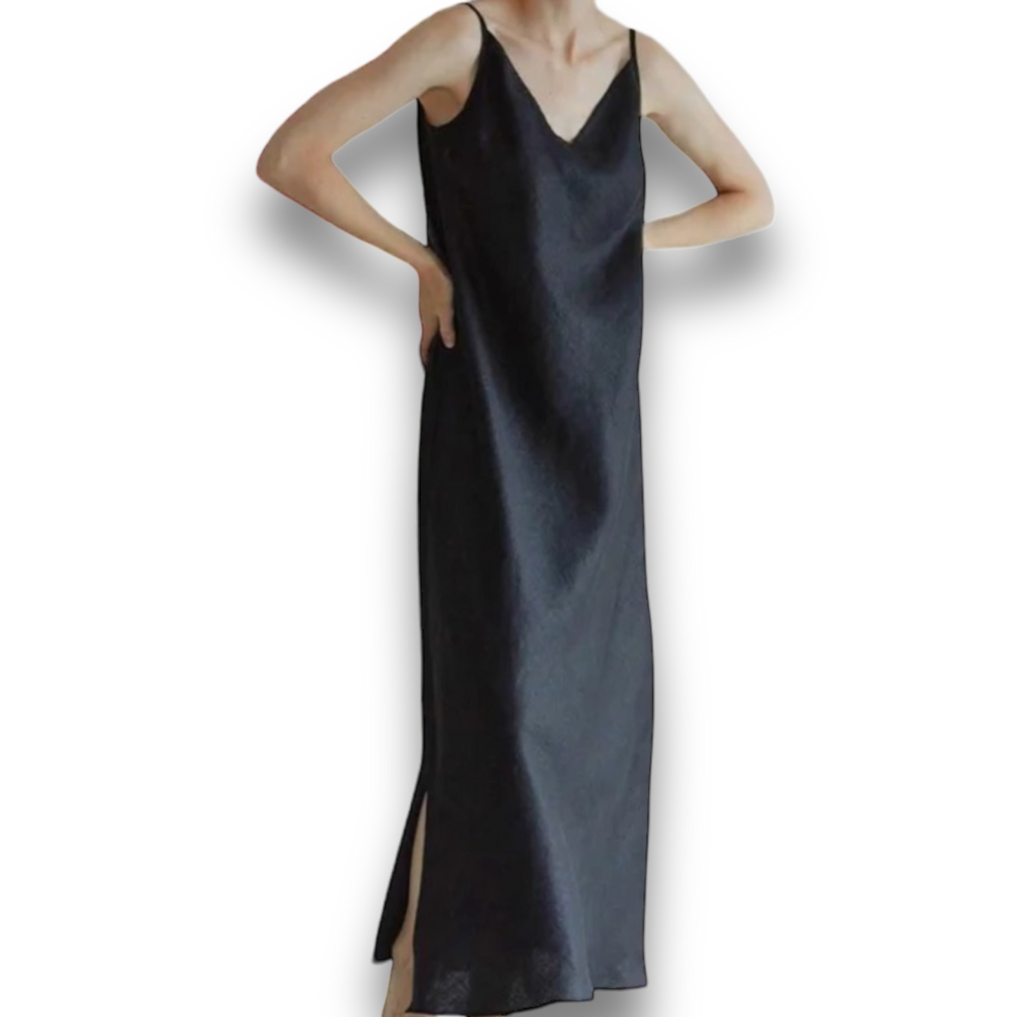 A-Line Linen Dress