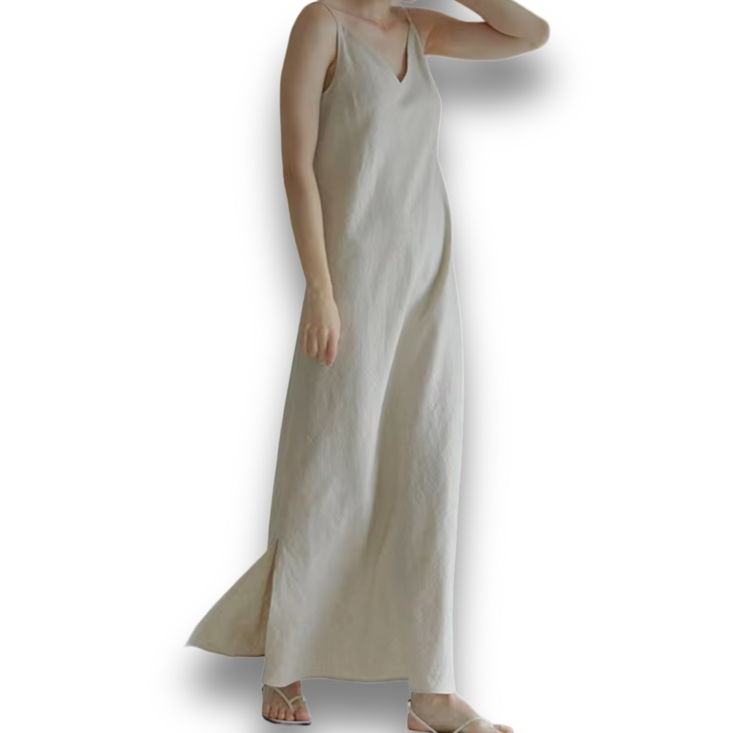 A-Line Linen Dress