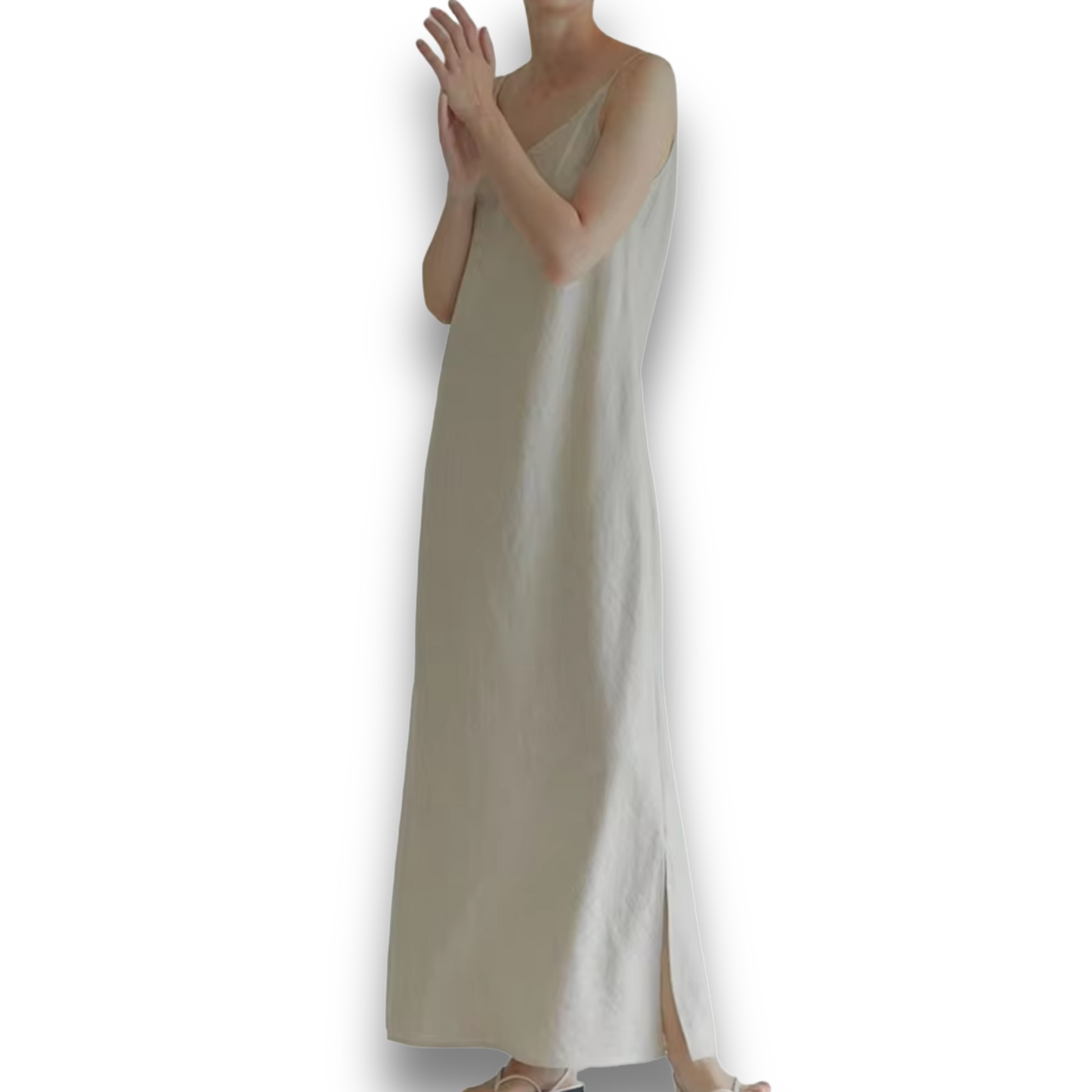 A-Line Linen Dress