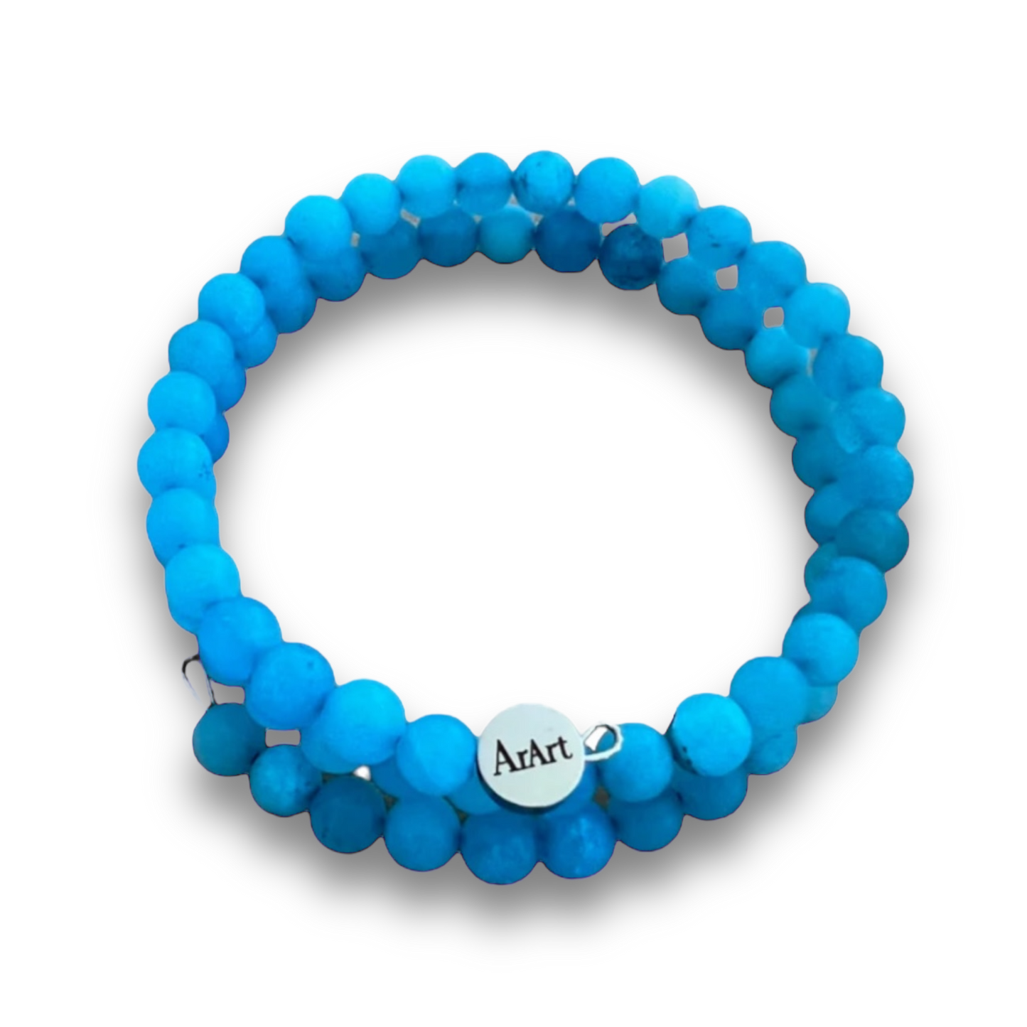 Aqua Blue Jade Bracelet