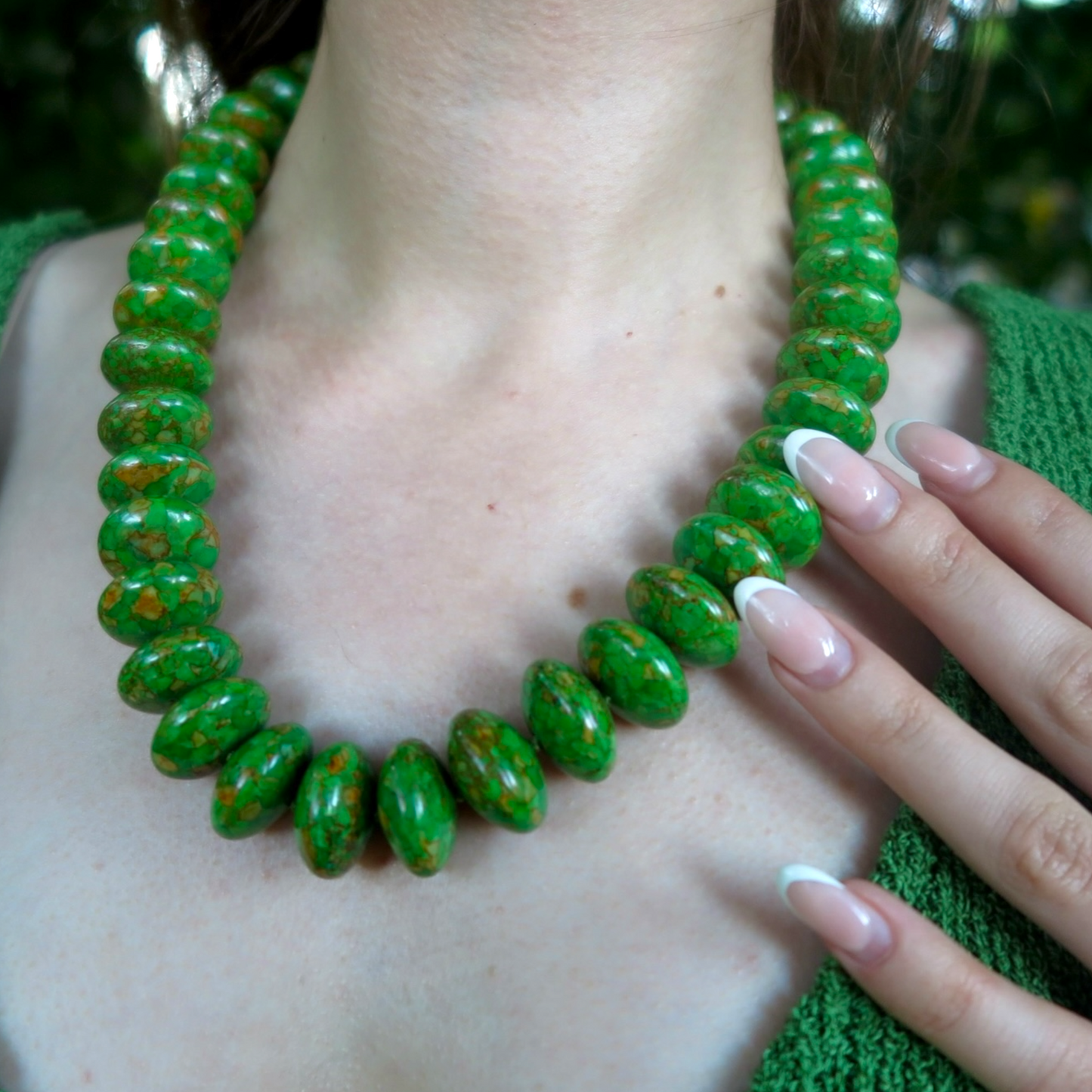 Green Turquoise Necklace