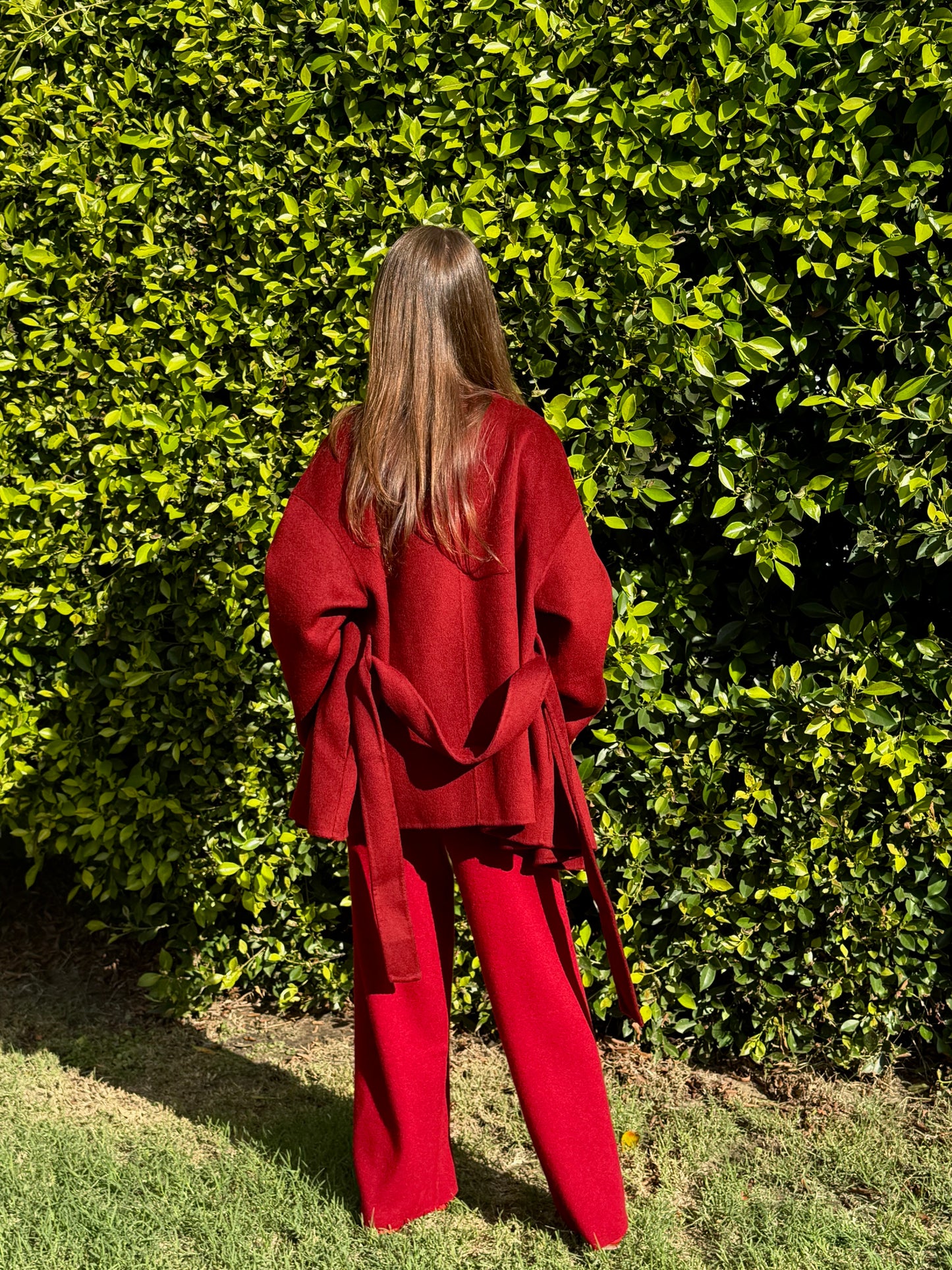 Burgundy Cashmere Set