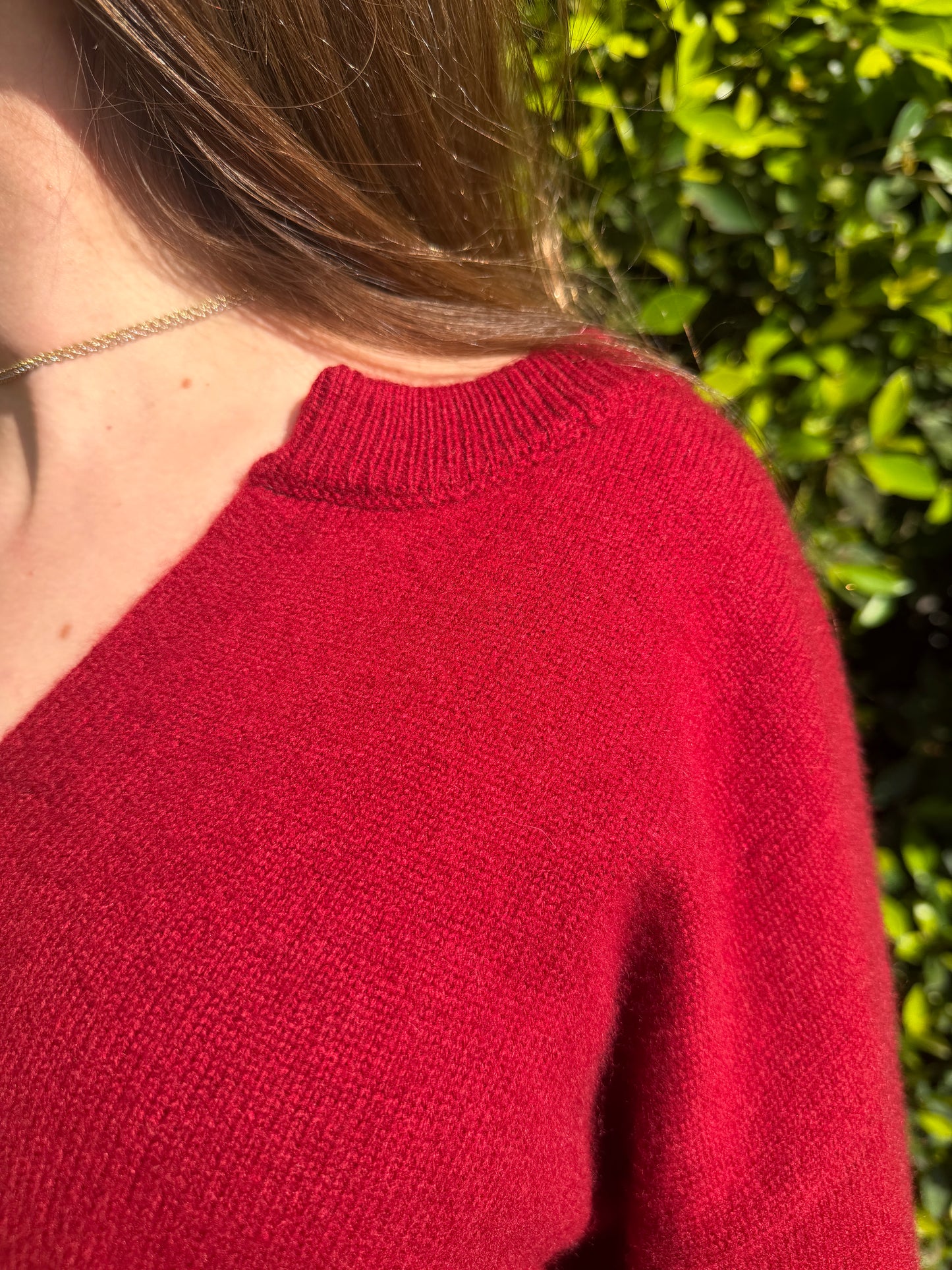 Burgundy Cashmere Set