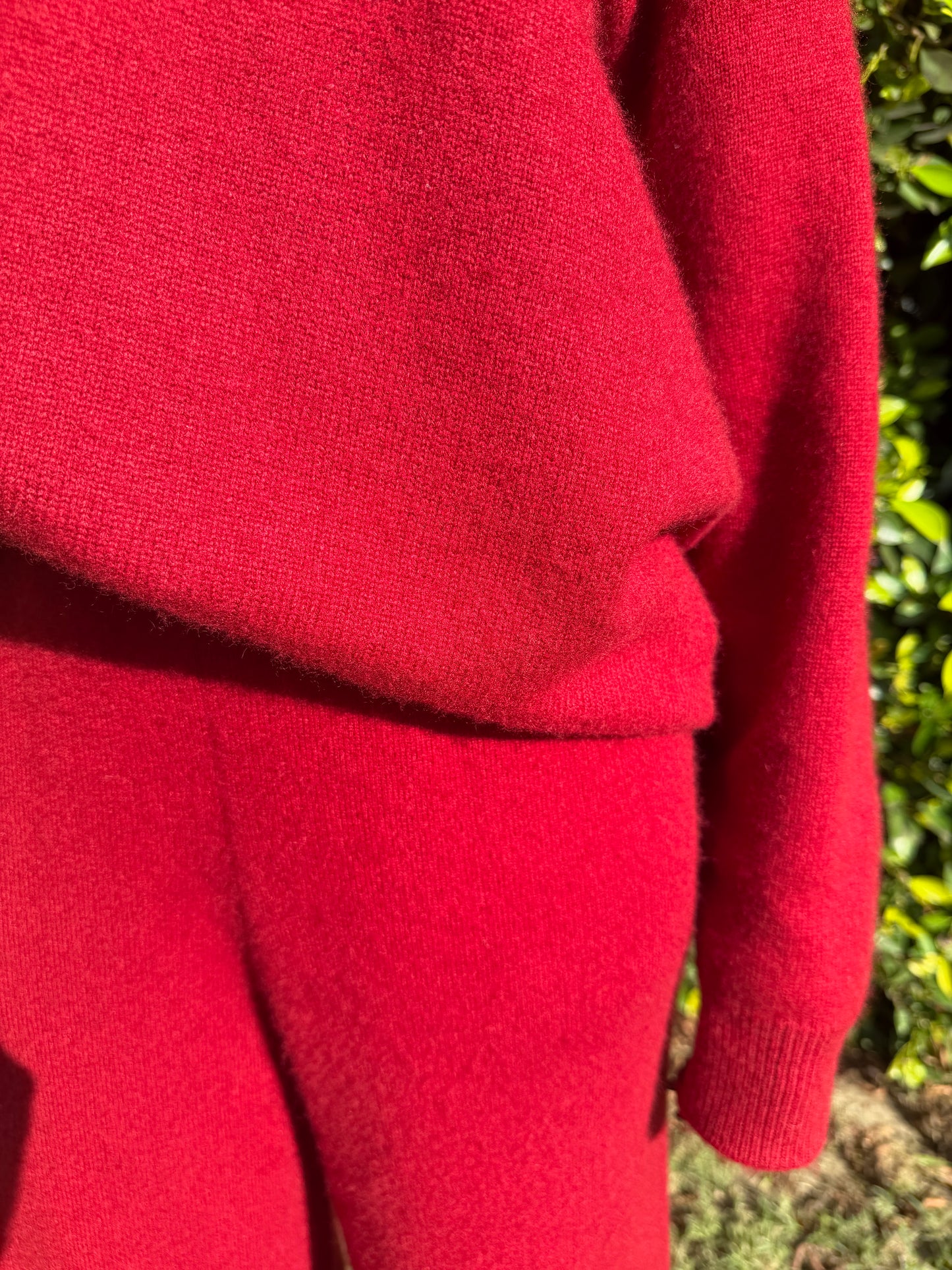 Burgundy Cashmere Set