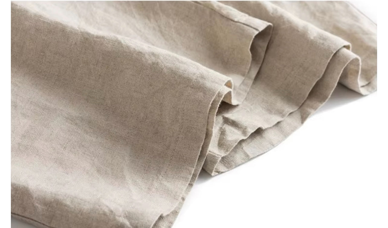 Wide Leg Linen Pants
