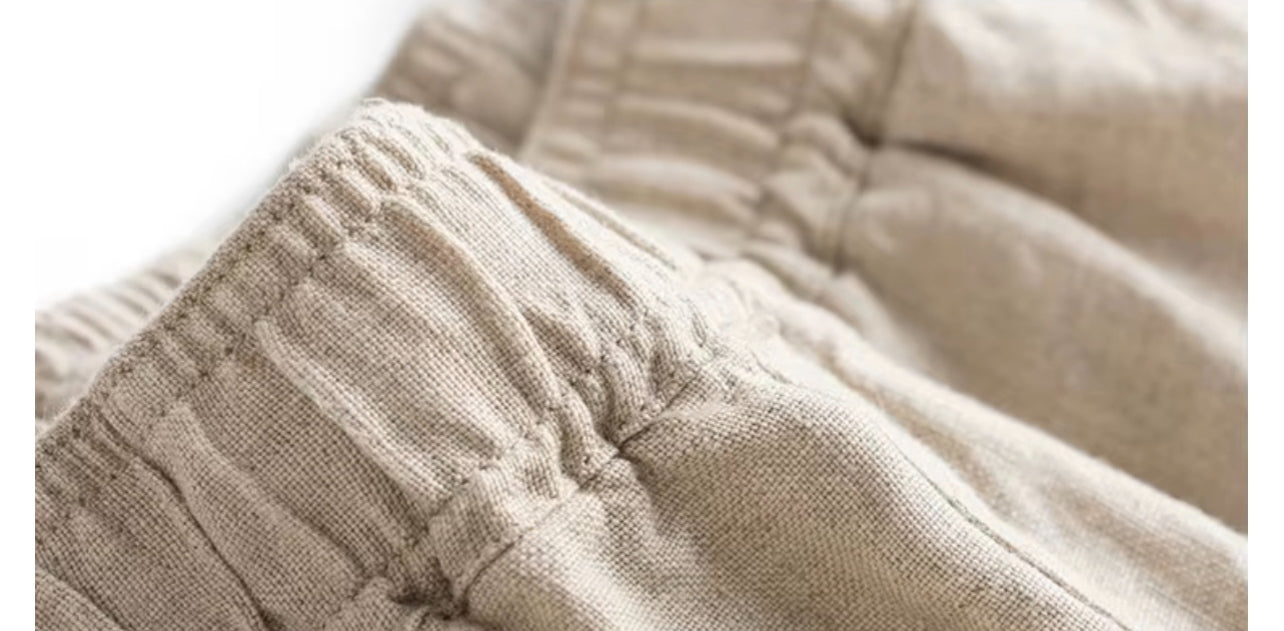 Wide Leg Linen Pants