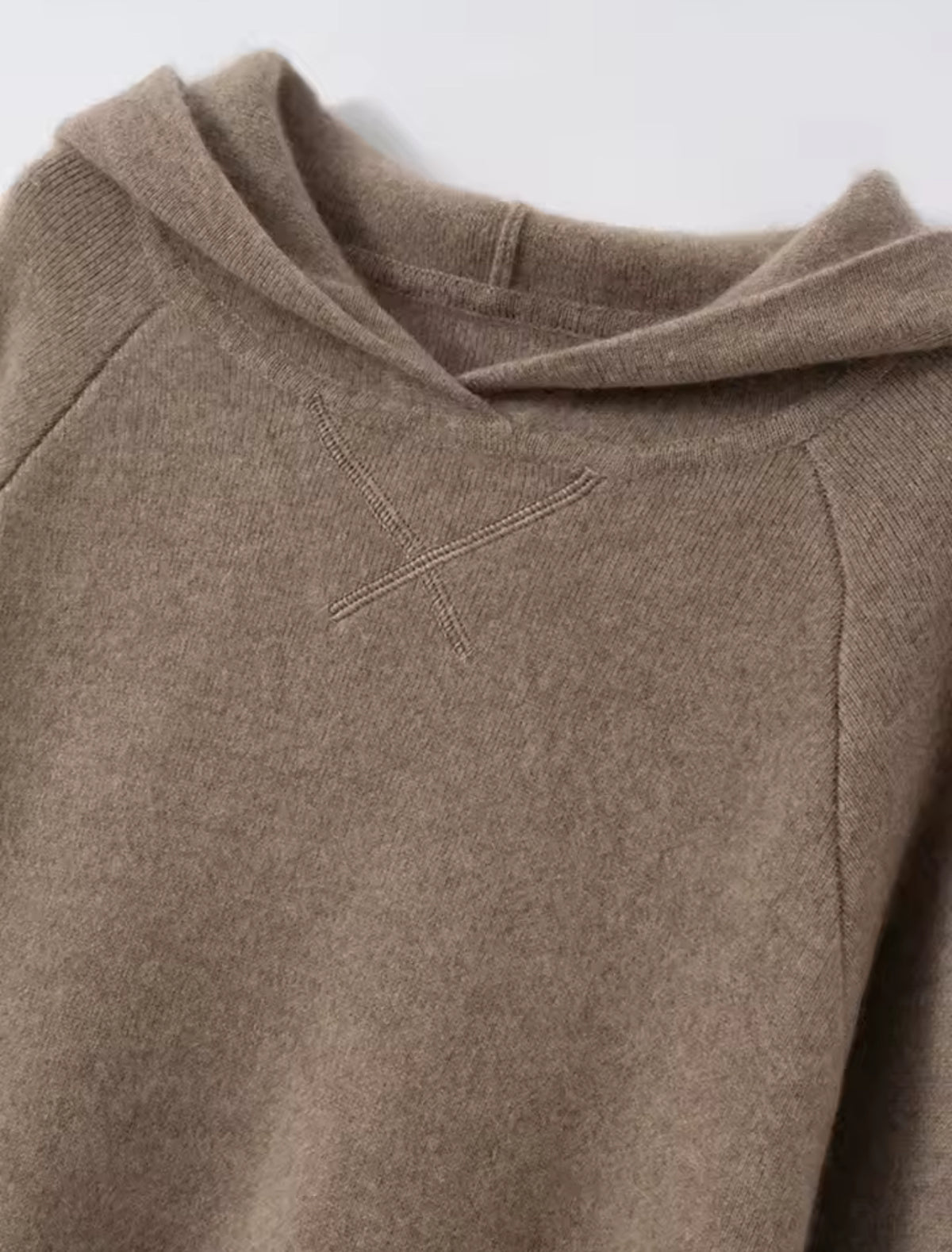 Cashmere Hoodie Dress With Side Pockets