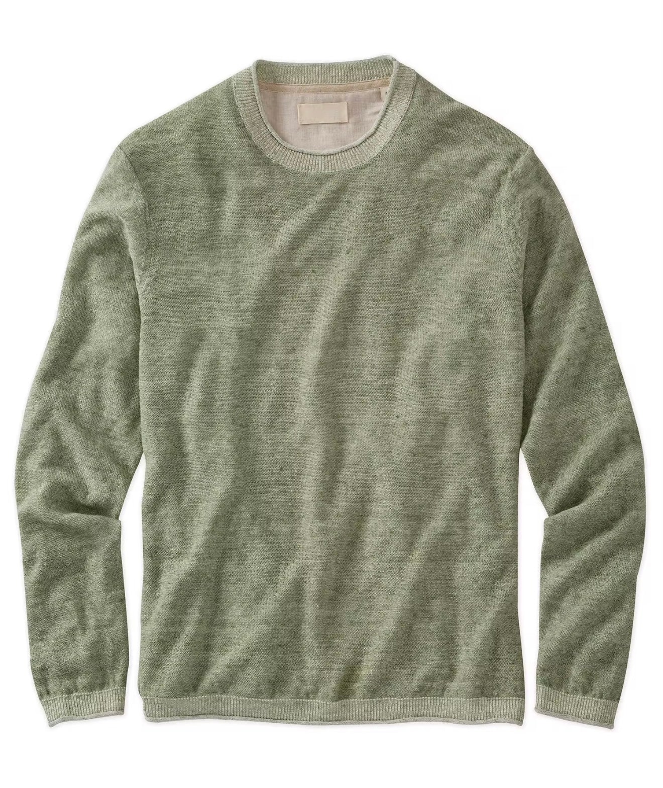 Linen Crewneck Top