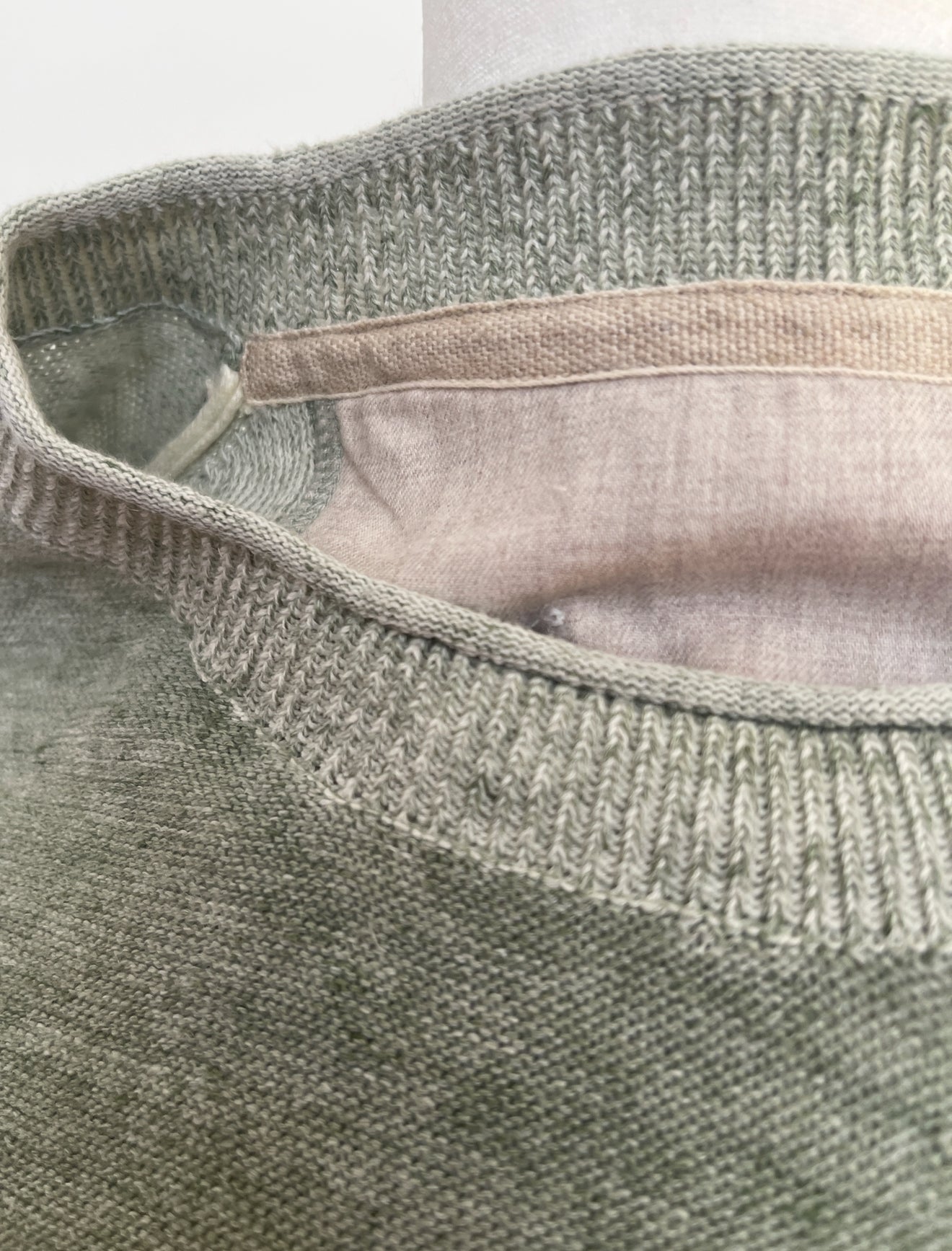 Linen Crewneck Top
