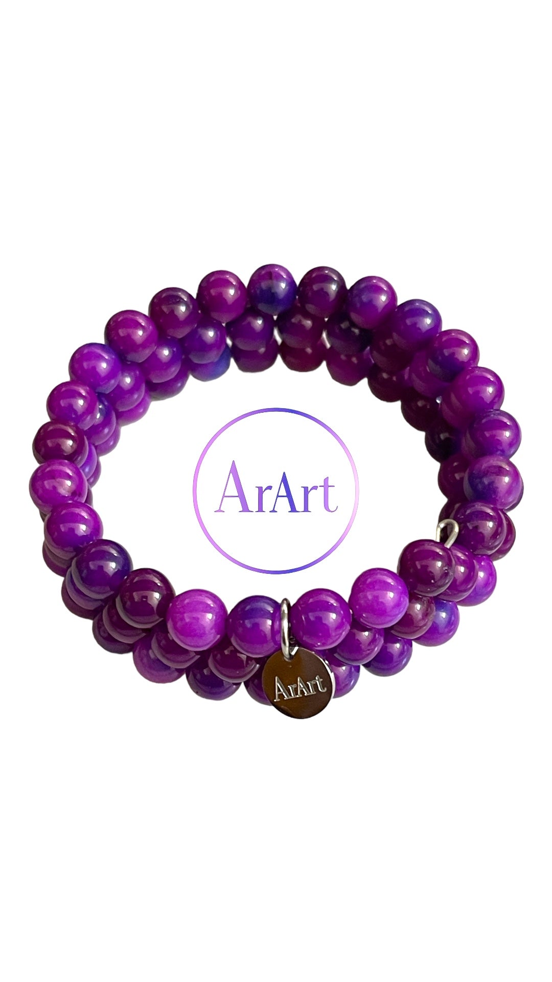 Purple Jade Bracelet