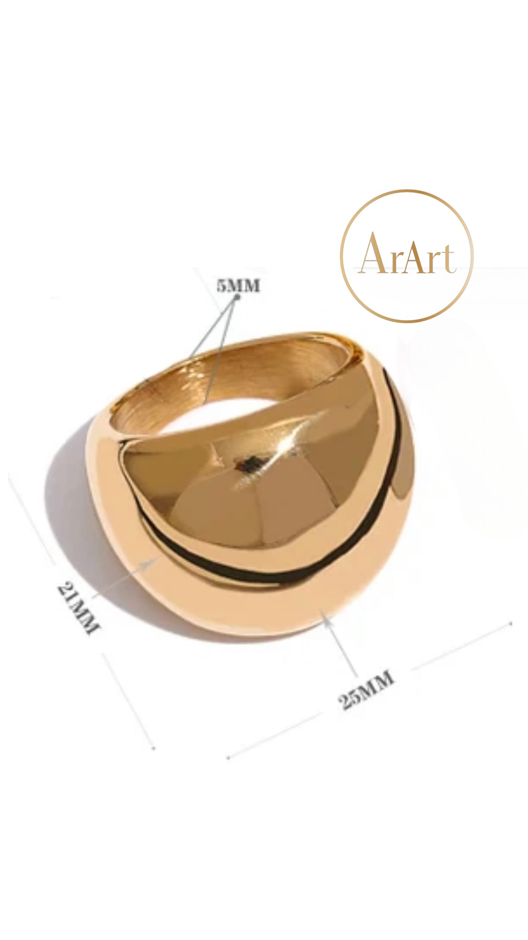 Gold Bulky Ring