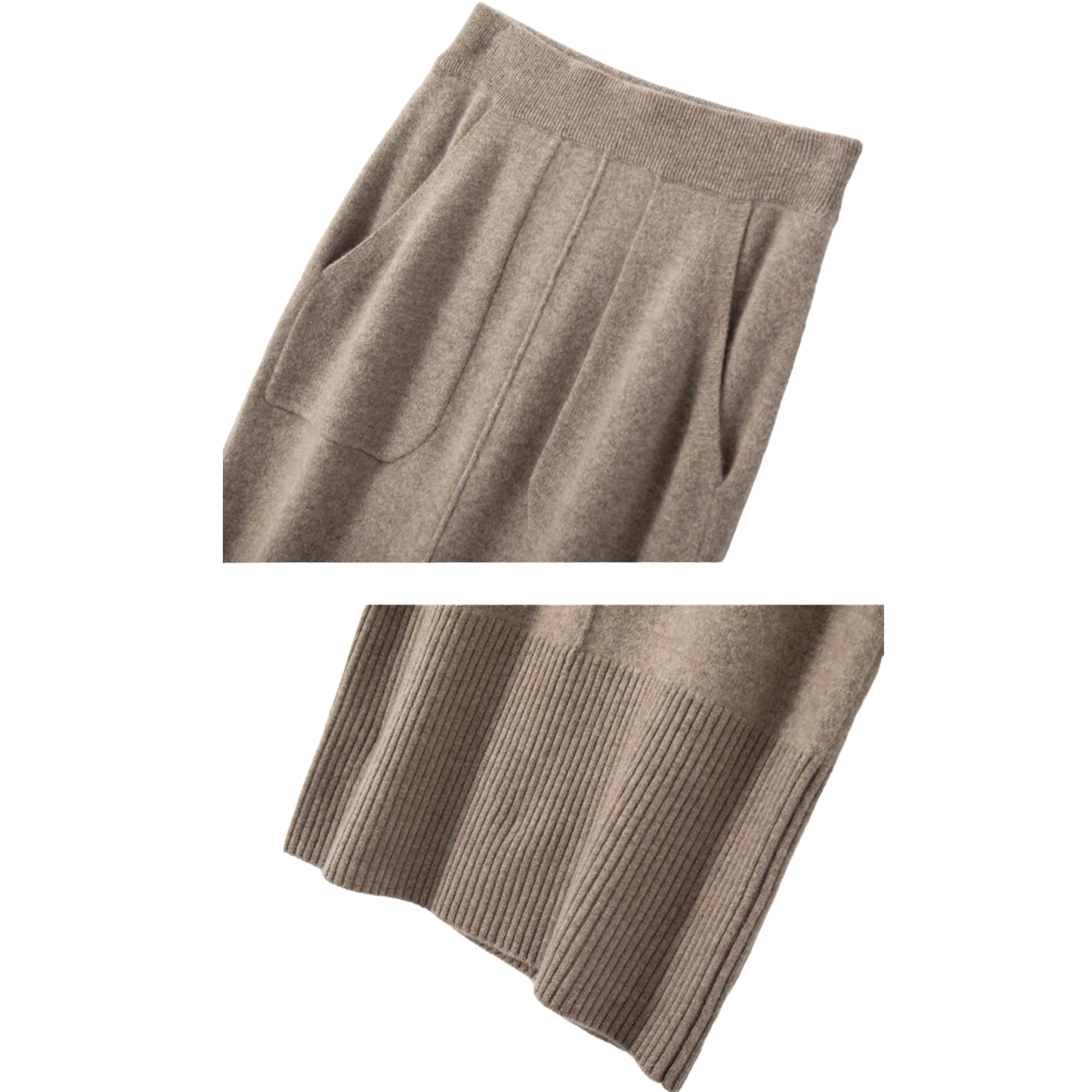 Skirt With Accented Pockets