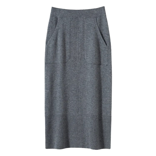 Skirt With Accented Pockets