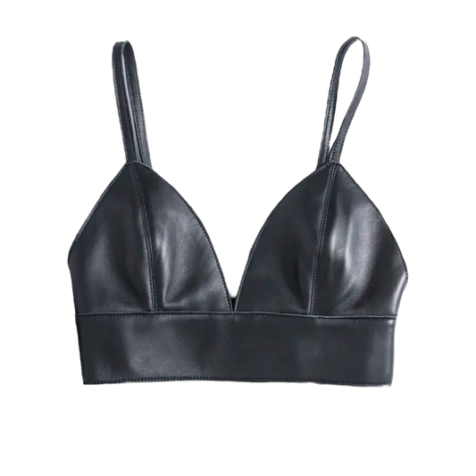 Leather Bralette