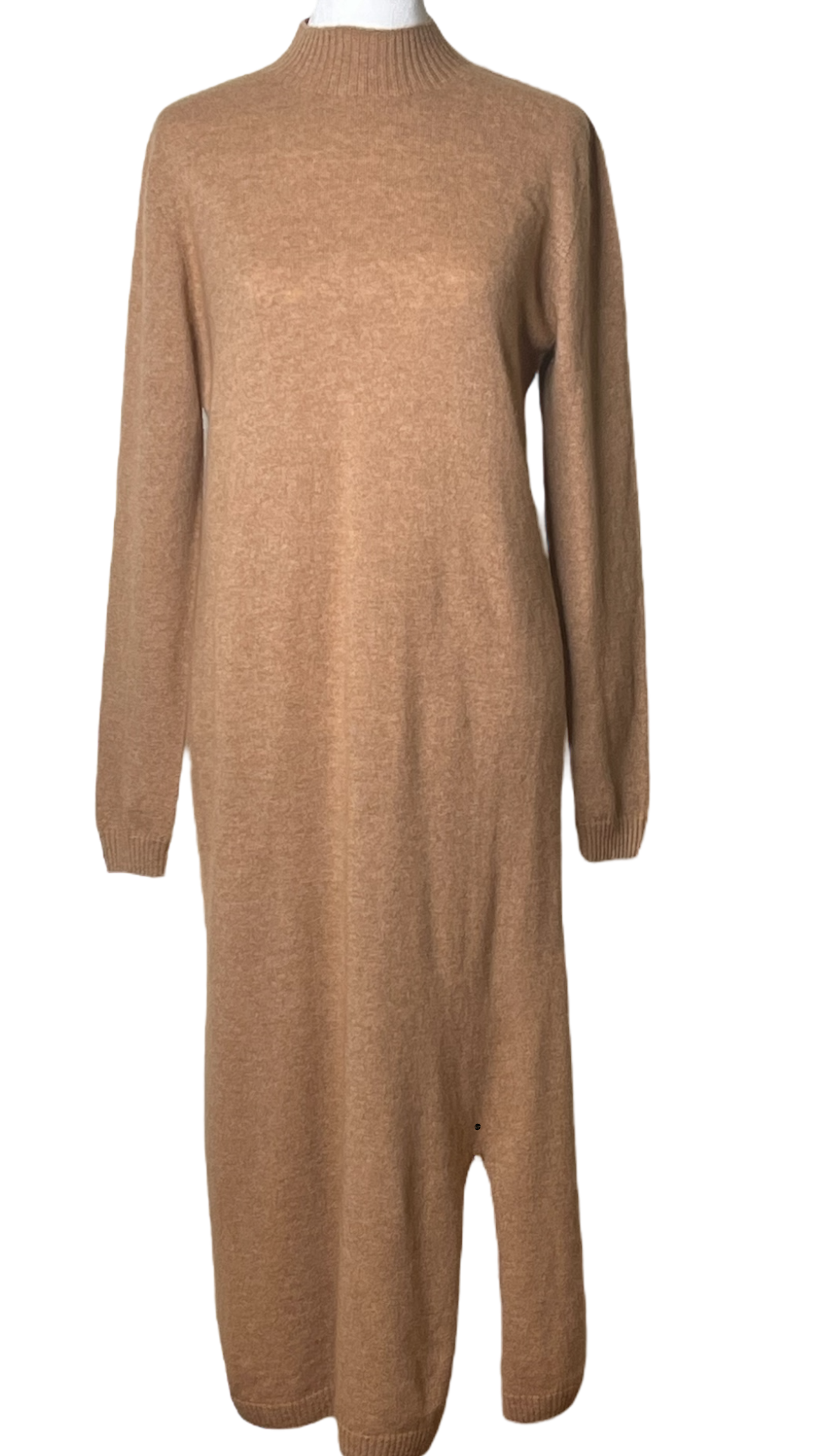 Cashmere Dress With Side Slit