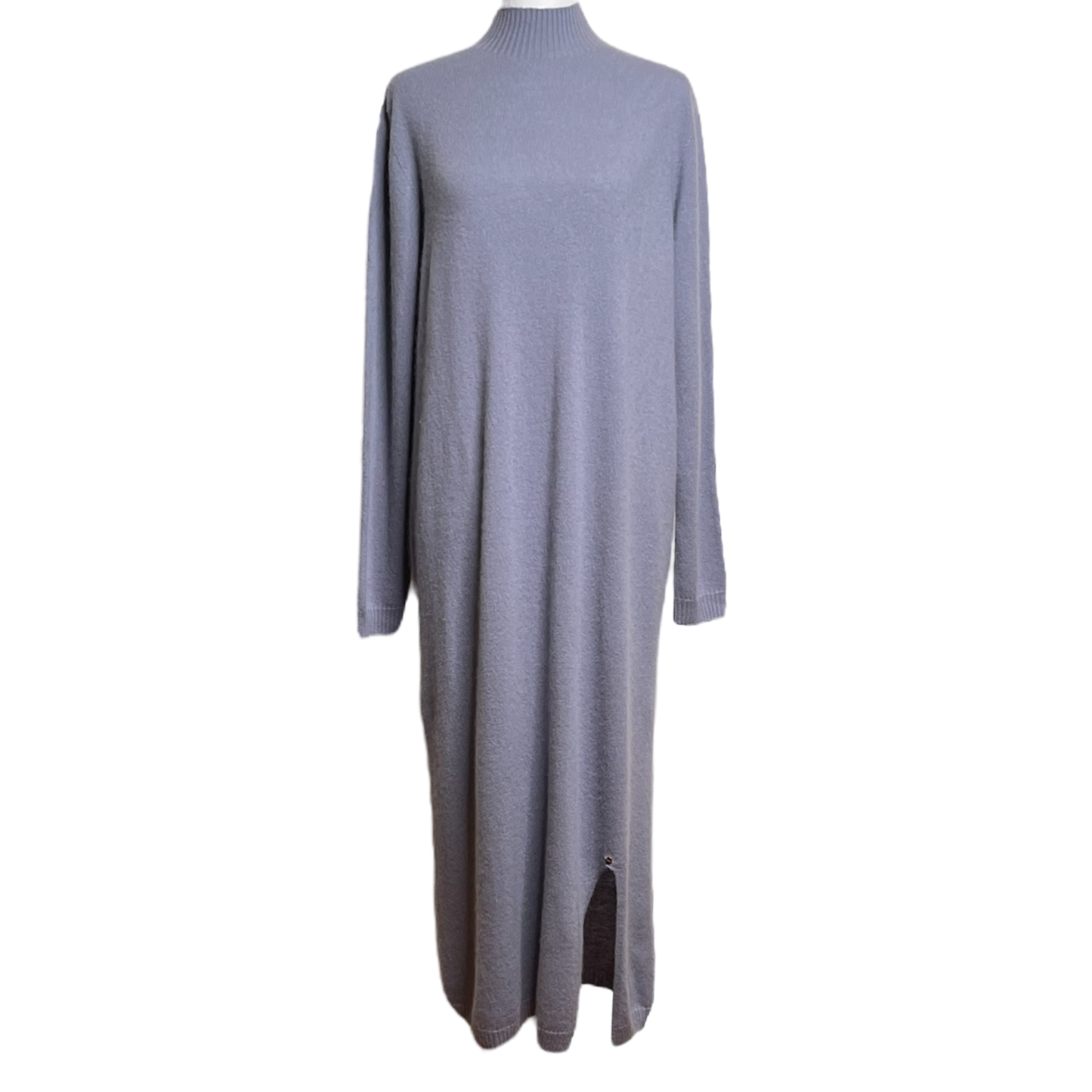 Cashmere Dress With Side Slit