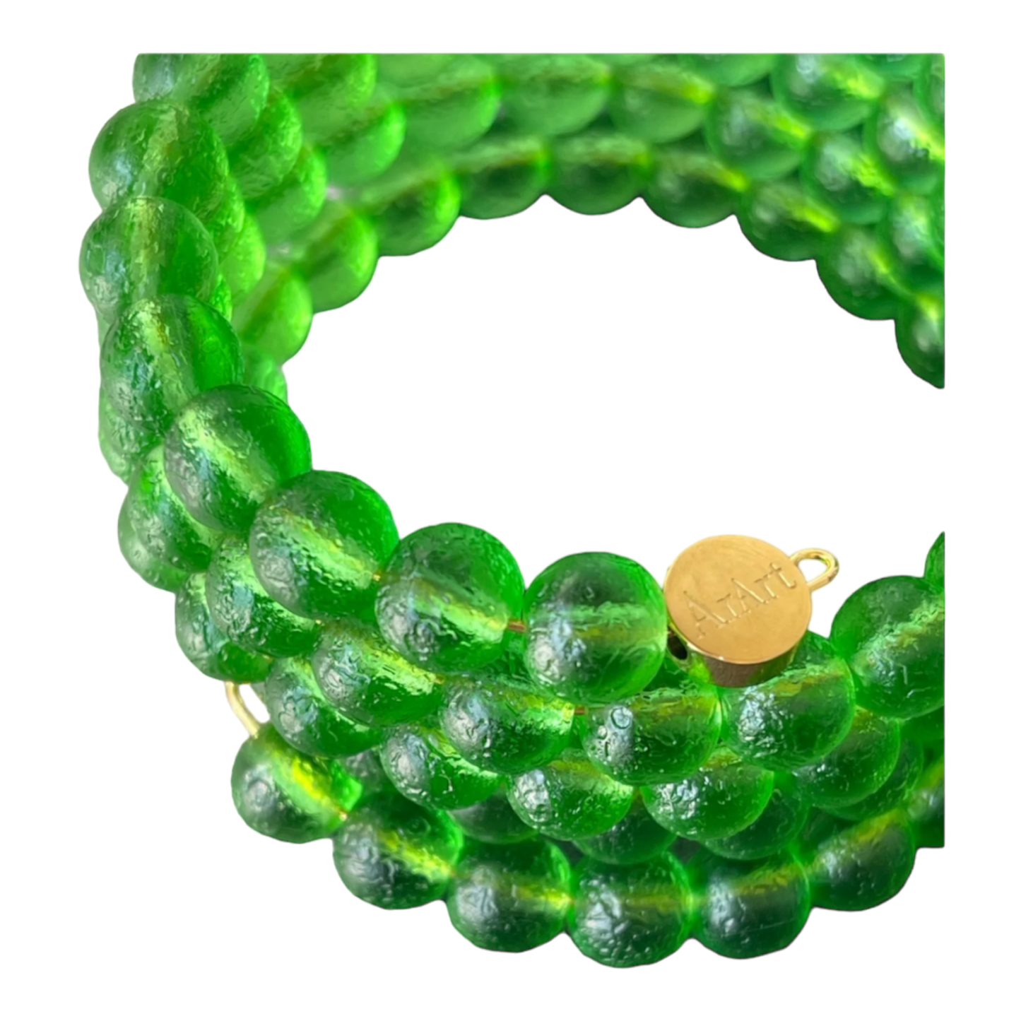 Green Glass Bracelet