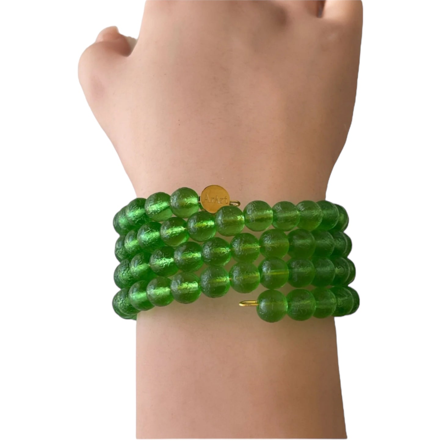 Green Glass Bracelet