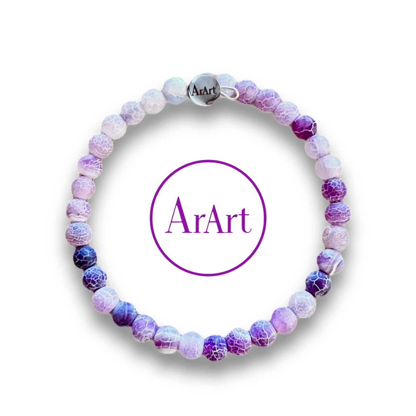 Purple Agate Bracelet