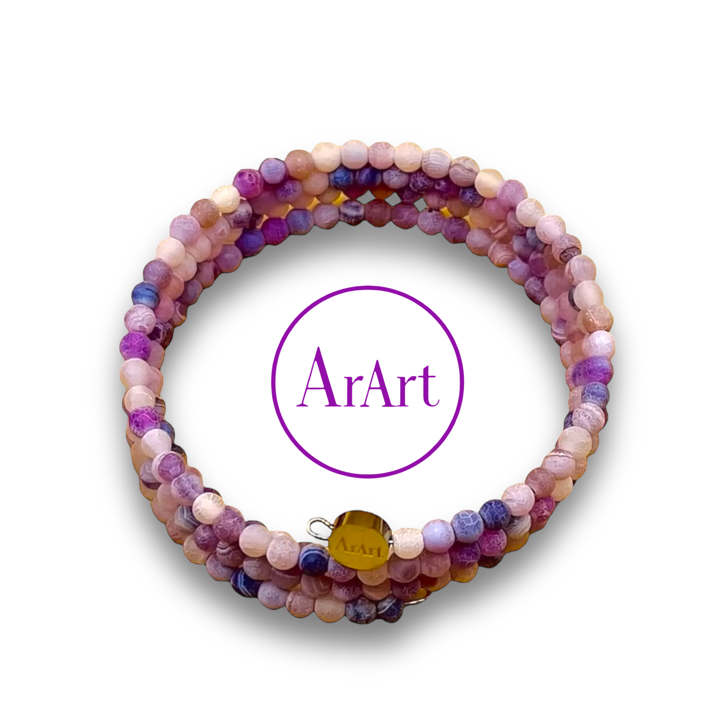 Purple Agate Bracelet