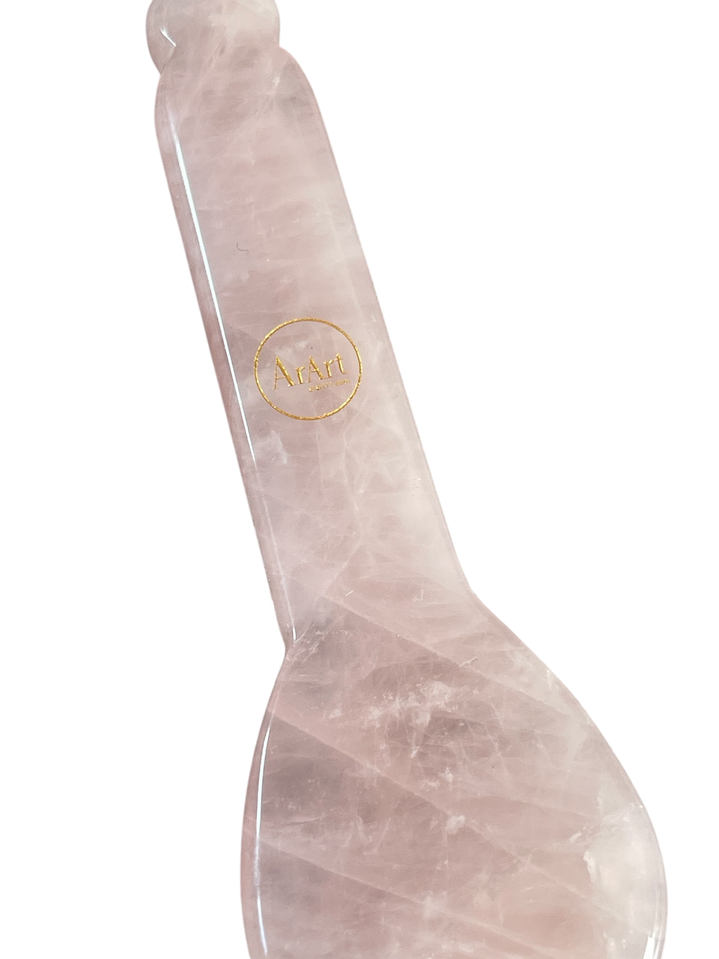 Rose Quartz Gua Sha Tool & Spatula