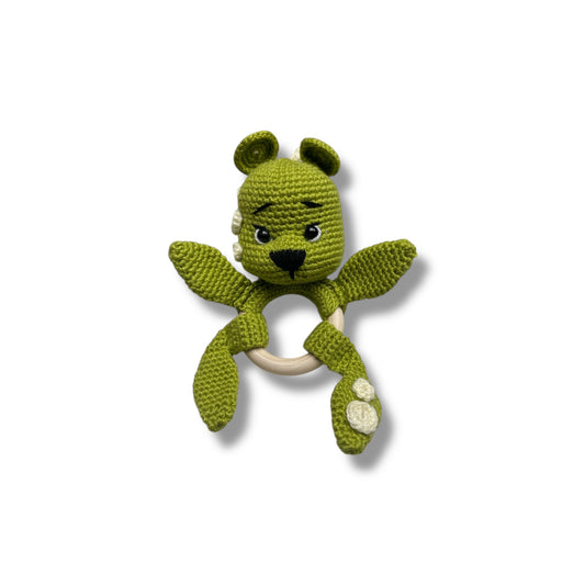 Green Dinosaur Teething Toy