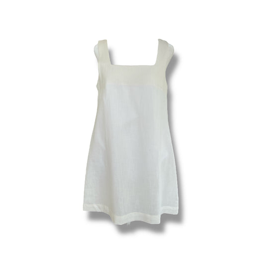 Short A-Line Linen Dress