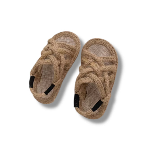Girl's Hemp Rope Sandals